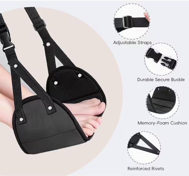 Regulowany podnóżek z przenośn – Travel Accessories Long Flight recenzja i cena