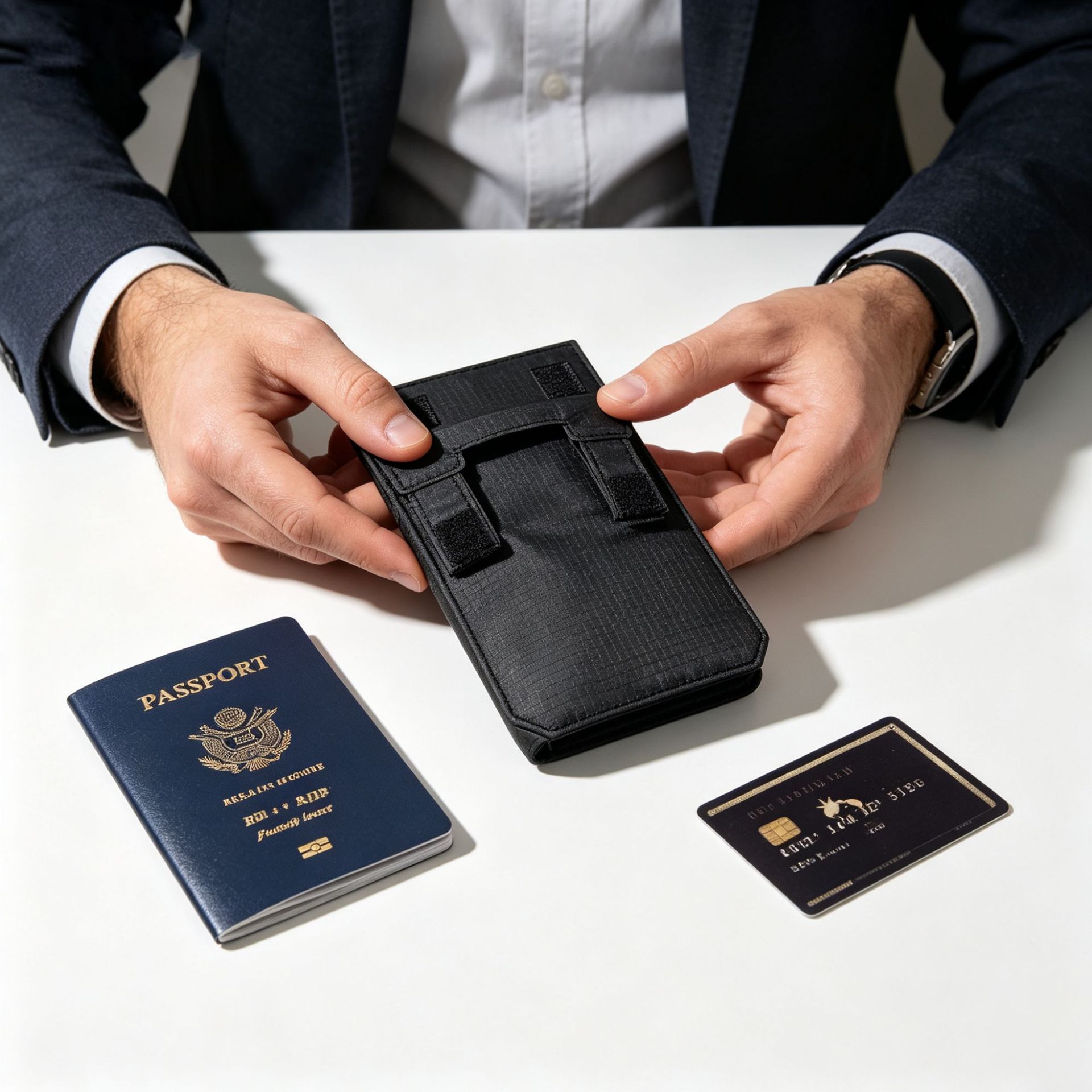 Podróżna, ukryta kieszeń na pi – Travel Accessories Wallet recenzja i cena