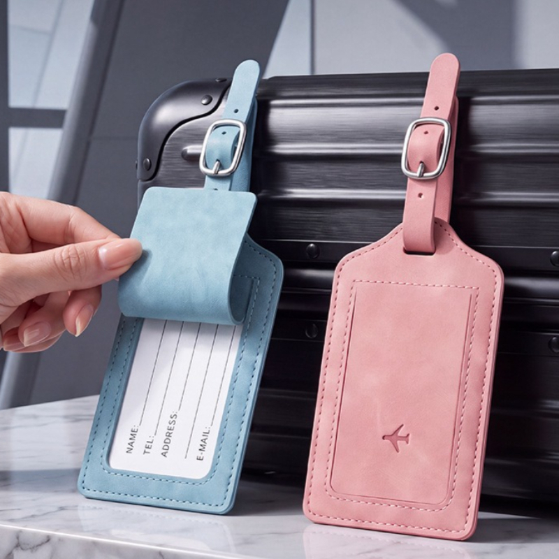 1 szt. etykieta na bagaż z PU  – Travel Accessories Aesthetic recenzja i cena